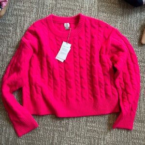 A new day L size hot pink sweater